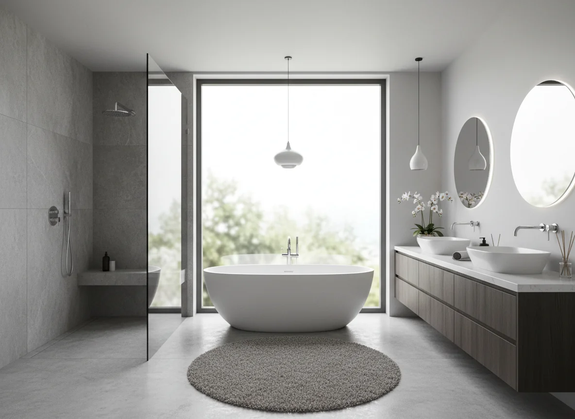 small bathroom layout ideas in 900 sq ft house plan #1