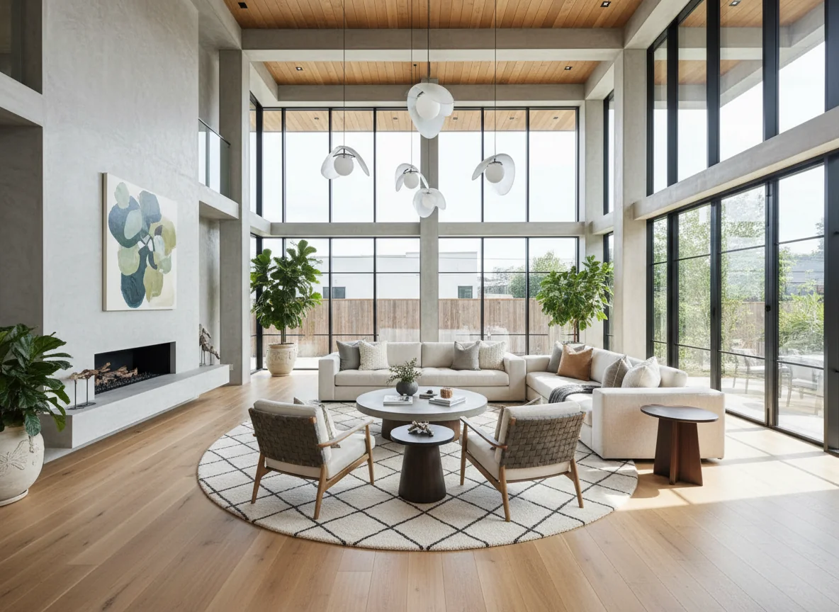 small living room ideas in 900 sq ft modern house plan #1