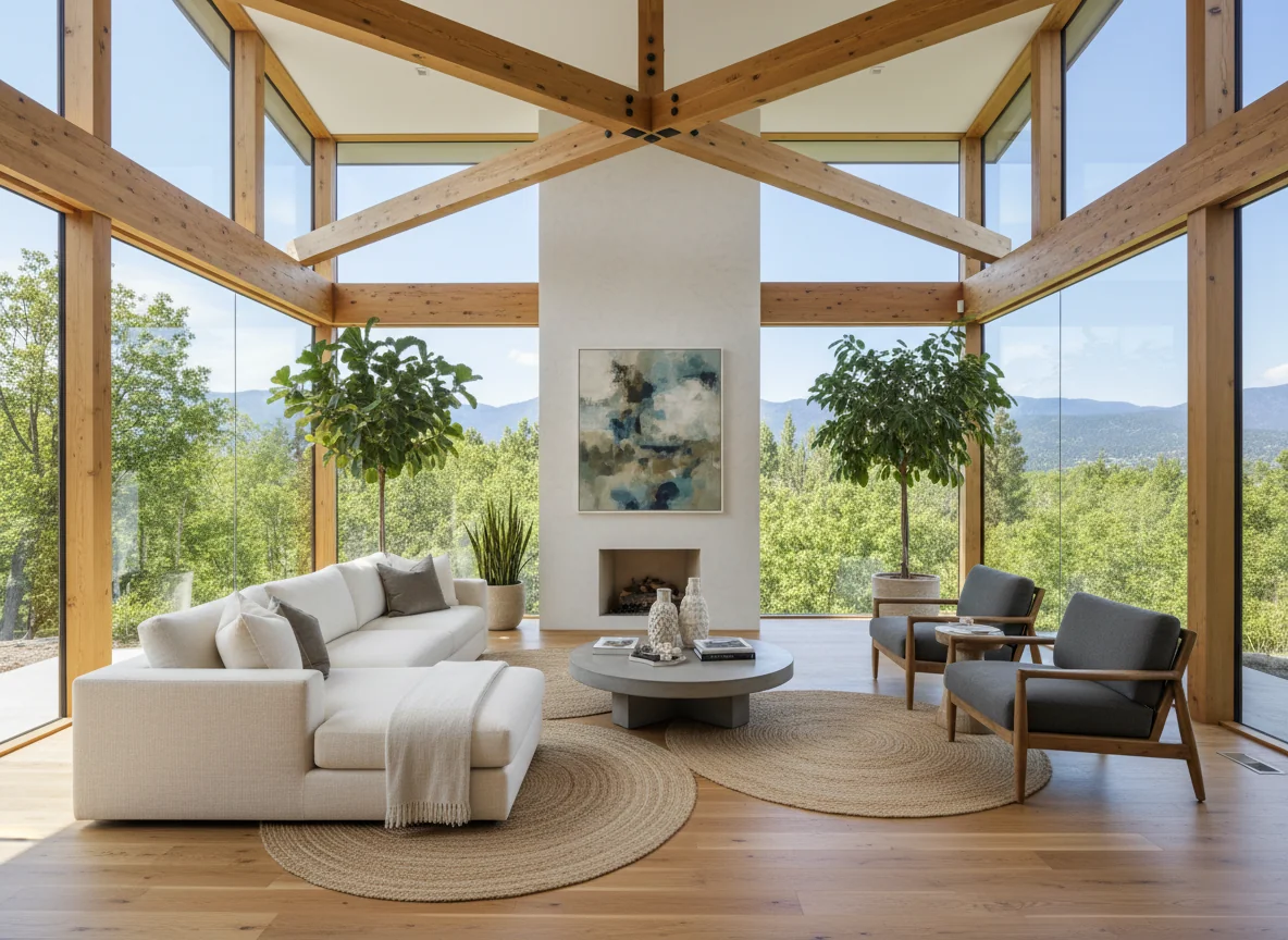 small living room ideas in 1100 sq ft modern house plan #5