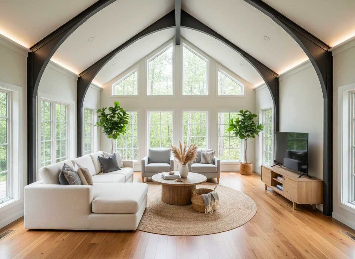 small living room ideas in 400 sq ft tiny house plan #3