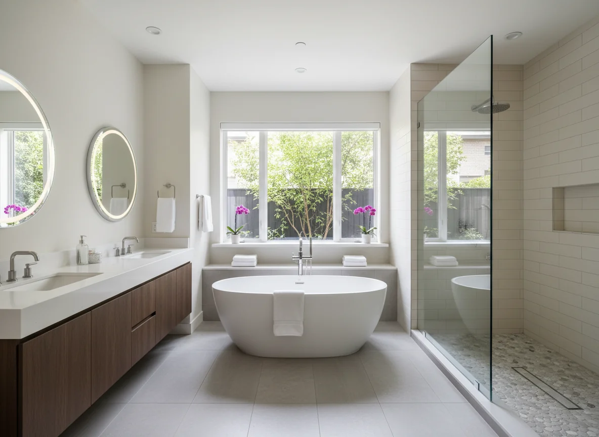 small bathroom layout ideas in 2200 sq ft house plan #5