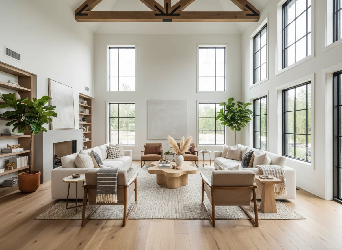 small living room ideas in 2200 sq ft two-story house plan #5